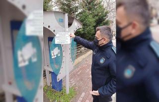 Bilecik’te çeşitli yerlere afiş yapıştıranlara...