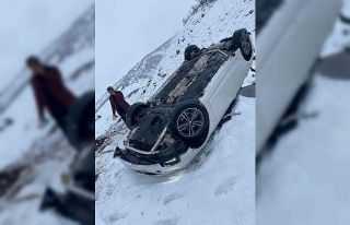 Bingöl’de kar yağışı kazayı da beraberinde...