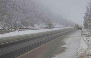Bolu Dağı’nda kar kalınlığı 1 metreye ulaştı