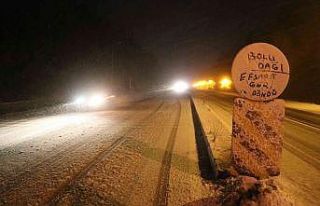 Bolu Dağı’nda yoğun kar yağışı etkili oluyor
