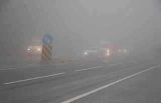 Bolu Dağı’nda yoğun sis etkili oluyor