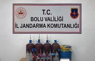 Bolu’da kaçak içki operasyonu: 1 gözaltı