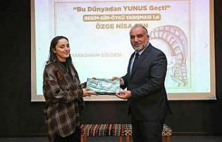 “Bu Dünyadan Yunus Geçti” yarışmasının ödülleri...