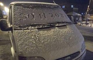 Bursa’nın Keles ilçesinde yoğun kar yağışı