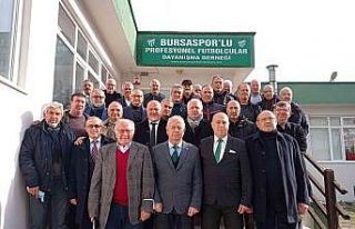 Bursaspor Divan Kurulu ile BPFDD üyeleri bir araya...