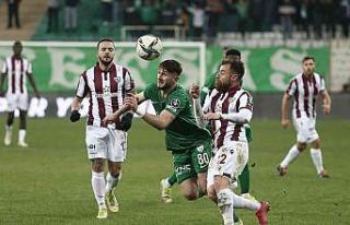 Bursaspor geçen sezonun 11 puan gerisinde kaldı