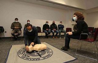 Büyükşehir personeline ilk yardım eğitimi