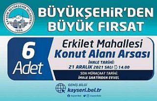Büyükşehir’den konut arsası ihalesi