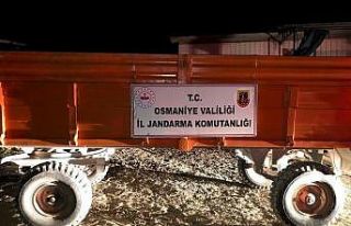 Çalınan römork bulunup sahibine teslim edildi