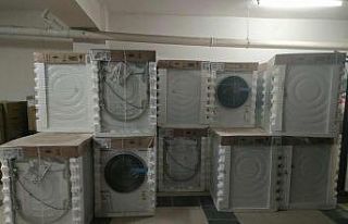 Çamaşır makinası hırsızları yakalandı