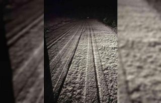 Çameli beyaza büründü