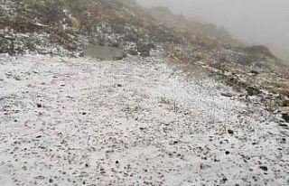 Çanakkale’de yılık ilk karı Kazdağları’na...