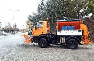Çankaya karla mücadeleye hazır