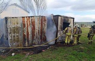 Çatalca’da korkutan yangın