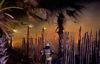 Çeşme’de yıldırım düşmesi sonucu çıkan...