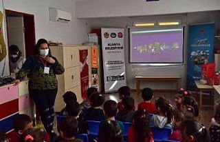 ‘Çevreci Kent Yeşil Alanya’ eğitimi anaokulu...