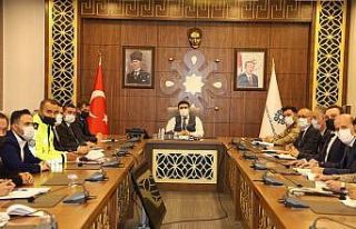 Cizre’de kış mevsimi trafik tedbirleri toplantısı