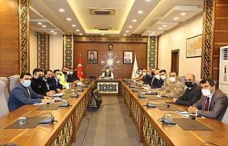 Cizre’de kış mevsimi trafik tedbirleri toplantısı...