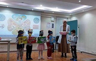 Çocuklar obeziteye karşı bilgilendirildi