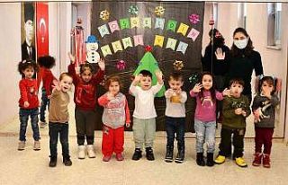 Çocukların yeni yıl coşkusu