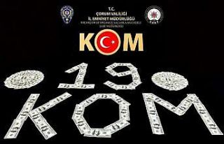 Çorum polisinden sahte döviz operasyonu
