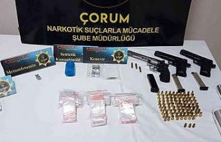 Çorum polisinden uyuşturucu operasyonu