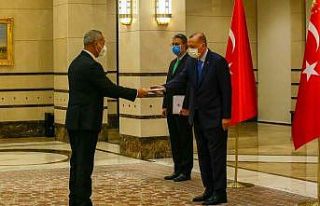 Cumhurbaşkanı Erdoğan, Libya Büyükelçisini kabul...