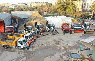 Darıca Belediyesi karla mücadeleye hazır