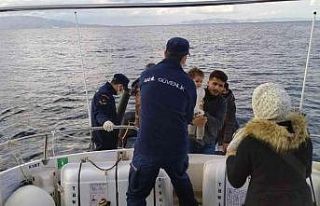 Datça’da 11 düzensiz göçmen kurtarıldı