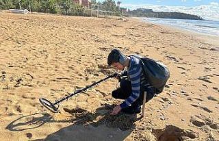 Define avcıları sahili köstebek yuvasına dönüştürdü