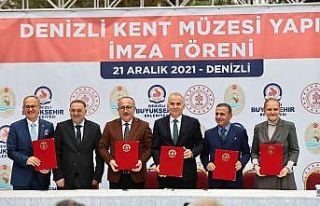 Denizli Kent Müzesi için imzalar atıldı