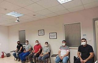 Denizli OSB çalışanlarına 3. doz aşı uygulaması...