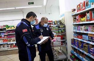Develi’de zabıta fiyat denetimi yaptı