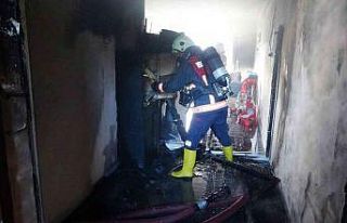 Devrilen soba evi küle çevirdi