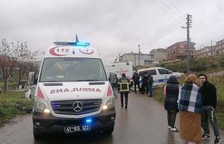 Devrilen soba evi yaktı, 2 kişi hastanelik oldu