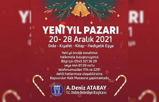 Didim Belediyesi, esnaf ve vatandaşları yeni yıl...