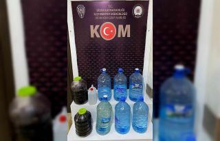 Didim’de 102 litre kaçak alkol ele geçirildi