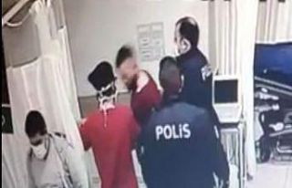 Didim’de doktora saldırı anı kamerada