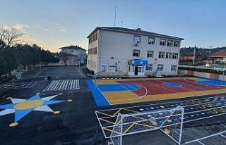 Dilovası Köseler Ortaokuluna basketbol ve voleybol...
