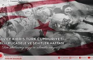 Dışişleri Bakanlığından “Kanlı Noel” paylaşımı