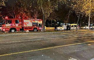 Diyarbakır’da park halindeki hafif ticari araç...