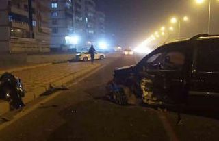 Diyarbakır’da yoğun sis kaza getirdi: 2 yaralı