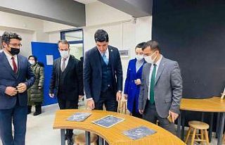 Doğanşehir ortaokulu, kütüphane ve bilim atölyesine...