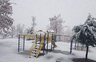 Doğanşehir’de kar yağışı başladı