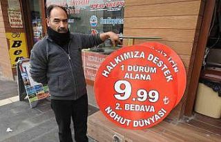 Dolar düştü, nohut dürümde kampanya başladı