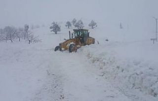 Dulkadiroğlu’nda karla mücadele