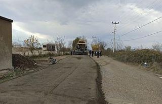 Düzce’de beton yol çalışmaları devam ediyor