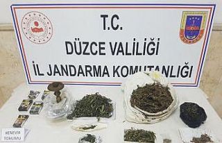 Düzce’de uyuşturucu operasyonu: 1 gözaltı