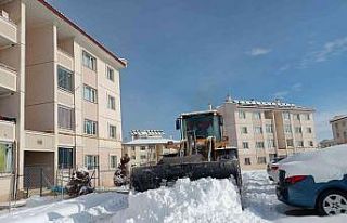 Edremit’te karla mücadele çalışması