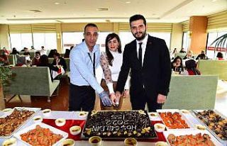 Elazığ’da yeni yıl öncesi sağlıkçılara moral...